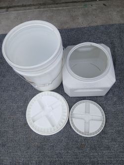 Dog food containers