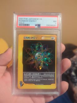 Holo rainbow energy PSA 7