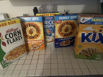 Cereal $4 Each 