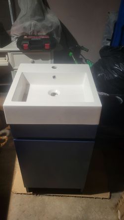 Vanity with sink