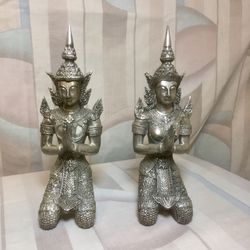 Thai Teppanom pair of Statues - Guardians Of The Buddha
