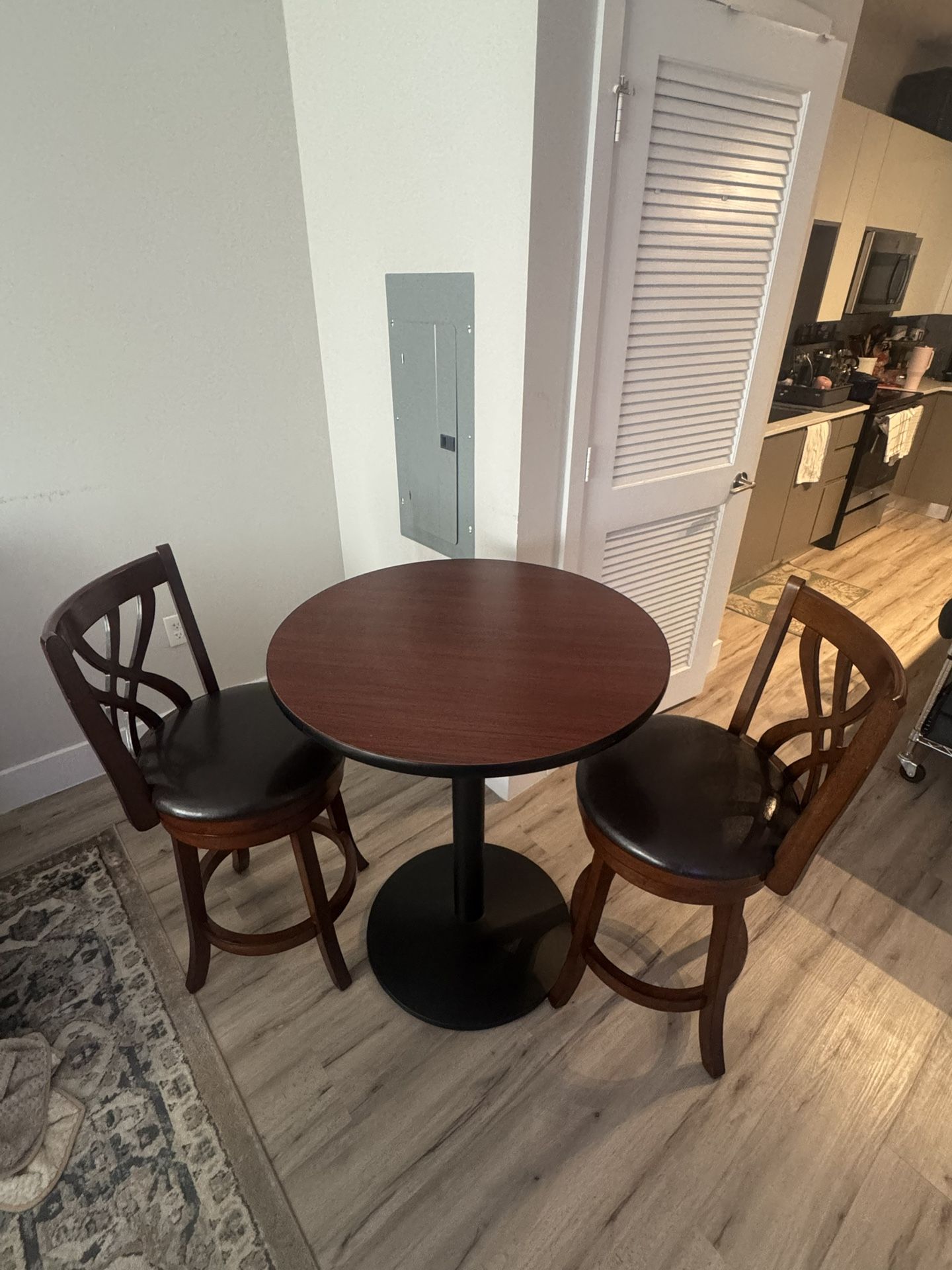 Table and Barstools