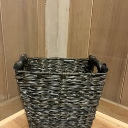 Wicker Storage Basket, Brown