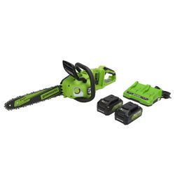 GREENWORKS 24 VOLT BRUSHLESS CHAINSAW CS48L4410
