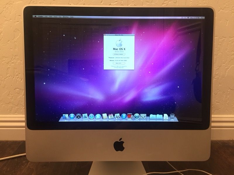 Apple iMac 20" Aluminum 2.66GHz Intel Core 2 Duo 8 GB RAM