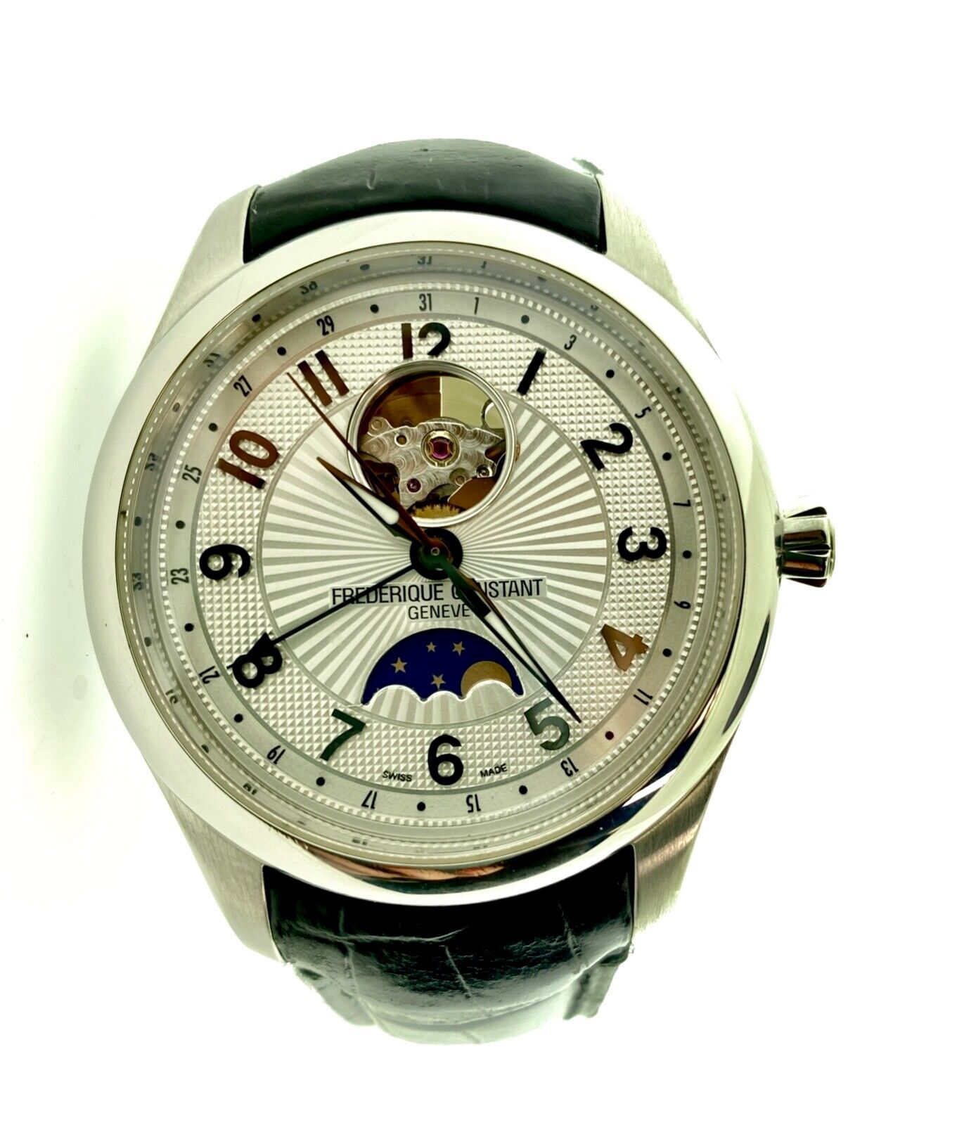 Frederique Constant Business Timer Classic Men's Watch - 42mm [*GOOD*]