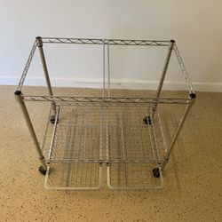 Rolling hanging filing Cabinet With 2 Drawers At Bottom