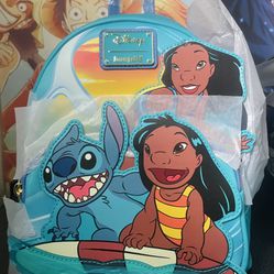 Disney Loungefly Lilo and Stitch Surfing Backpack