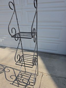 SHELF IRon Shelf  5 feet tall vintage