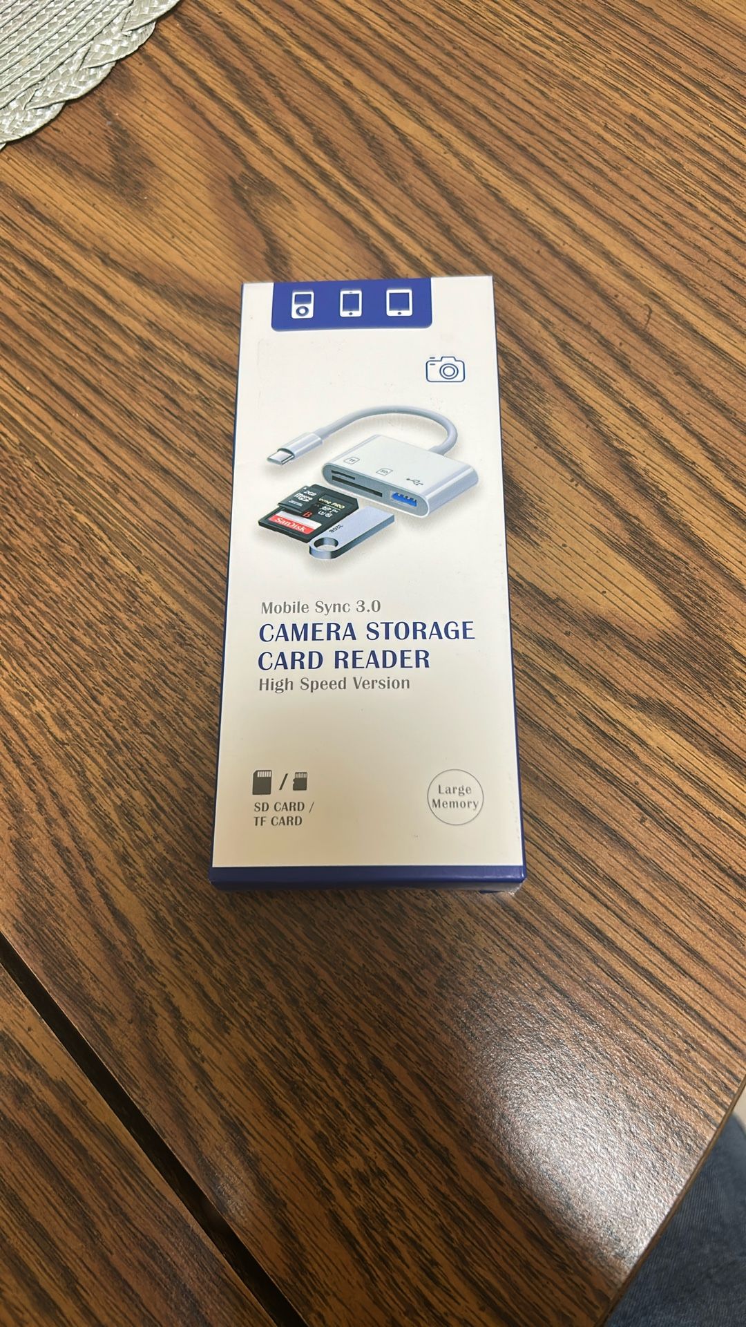 Camera storage Card Reader High Speed Version