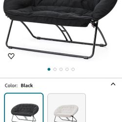 Black Double Seater Chair 