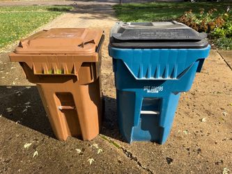 Garbage and Recycling Bins
