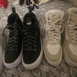 Tenis Pumas en muy buenas condiciones ,tenis Levis nuevos ,