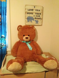 Oversized teddy bear