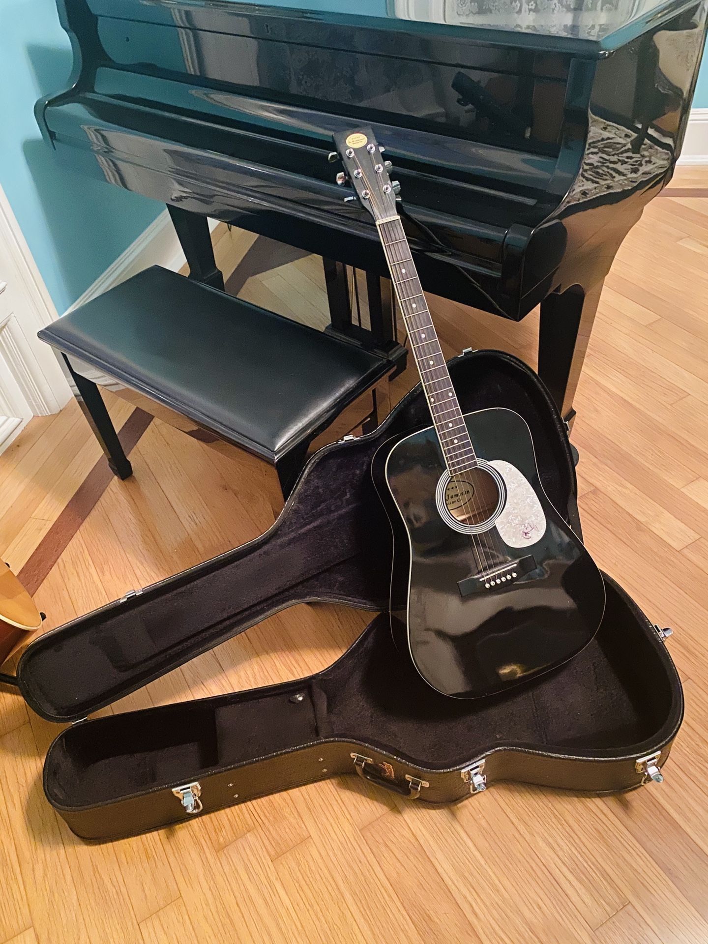 Jameson Guitar with Fender Hardcase