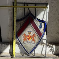 Stained Glass From Tudor Style House 