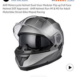 4 AHR Dual Visor helmets