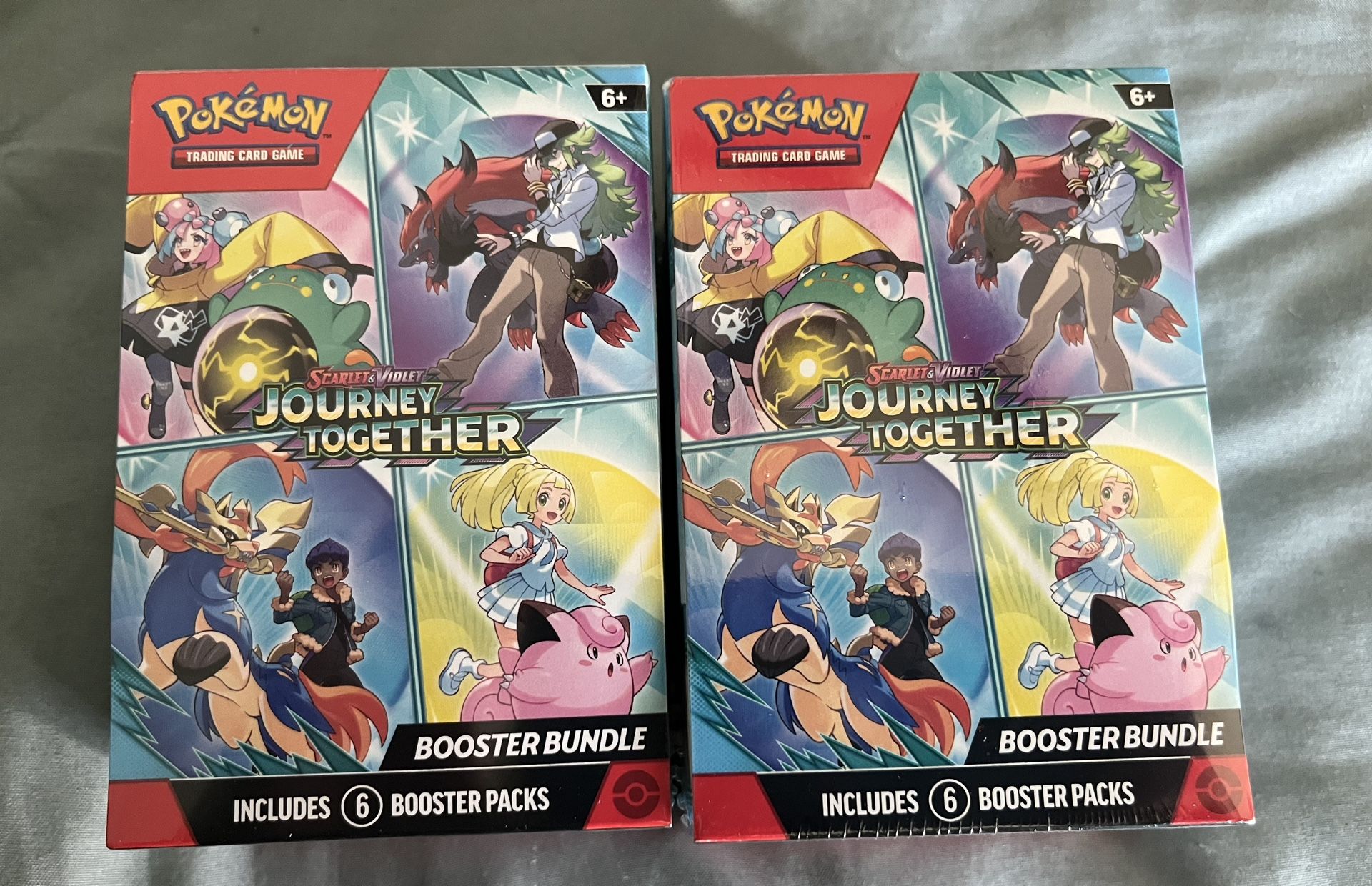 New Inbox, Pokemon, Scarlet, And Violet Journey Together Booster Bundle Packs
