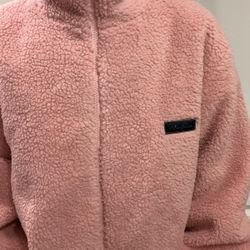 Pink Teddy Fleece Jacket – New With Tags