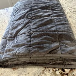Adult Gray Weighted Blanket 