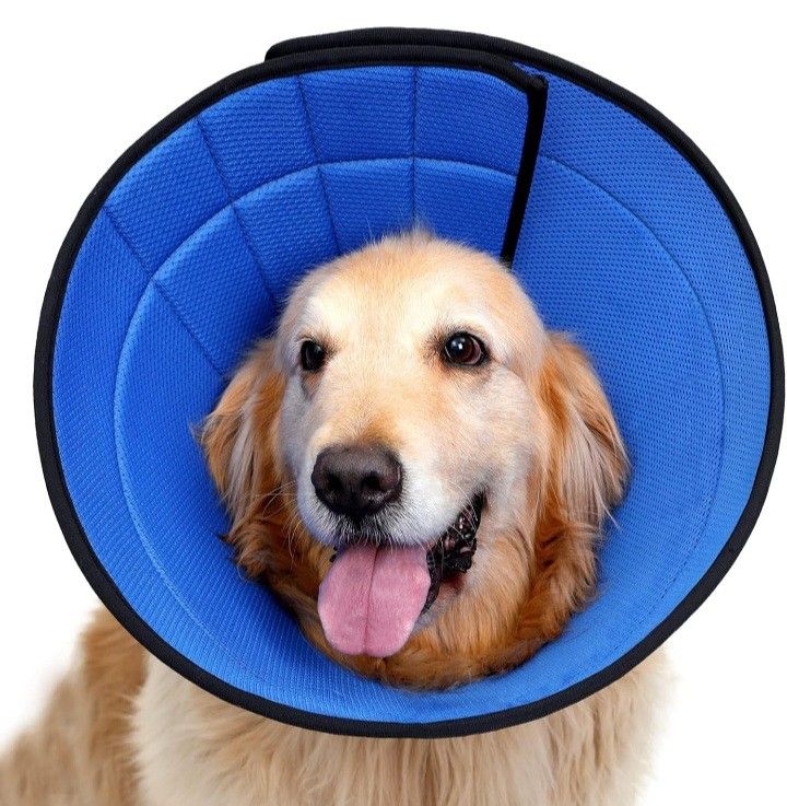 LUCKYPAW
Soft Pet Cone for Large Dogs, Comfortable Recovery Collar 