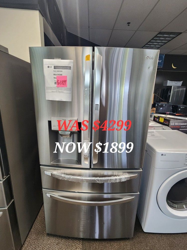30 Cu. Ft. 4 Door Refrigerator, Door IN Door, Full Convert Drawer, Craft Ice Maker