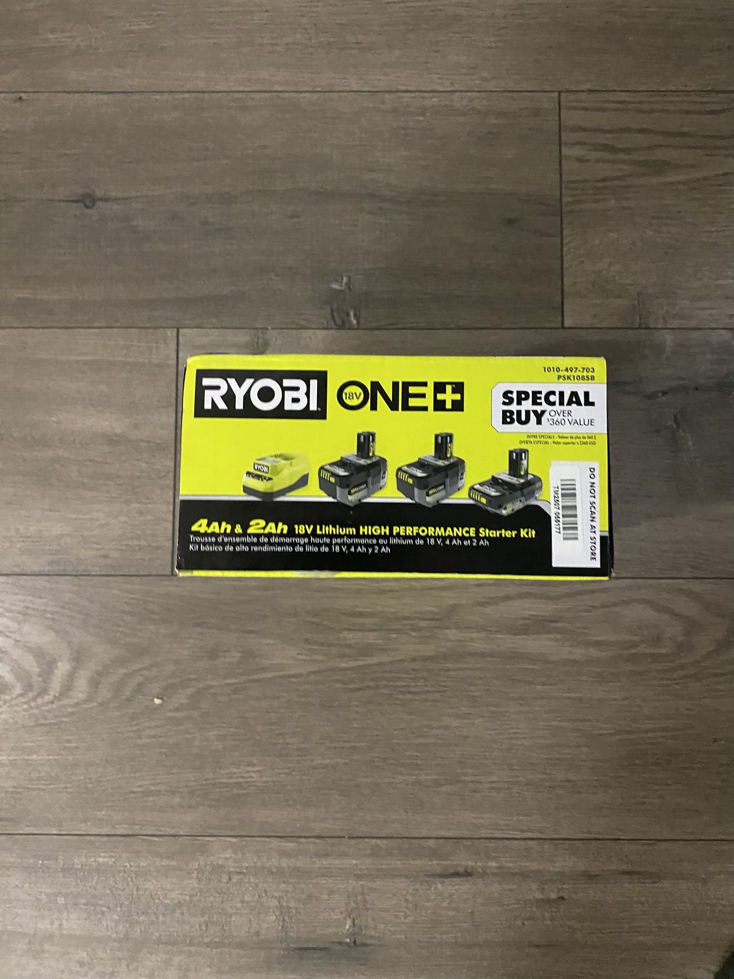 Ryobi 18V High Performance Battery Kit – 4Ah + 2Ah + Charger