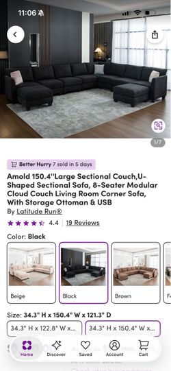 I have a couch sectional nine seater with ottoman