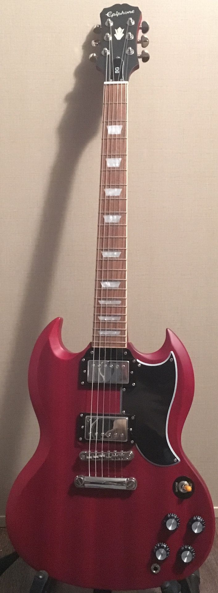 Epiphone Vintage G-400 Electric Guitar Worn Cherry