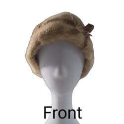 Women's Vintage Mink Cloche Hat