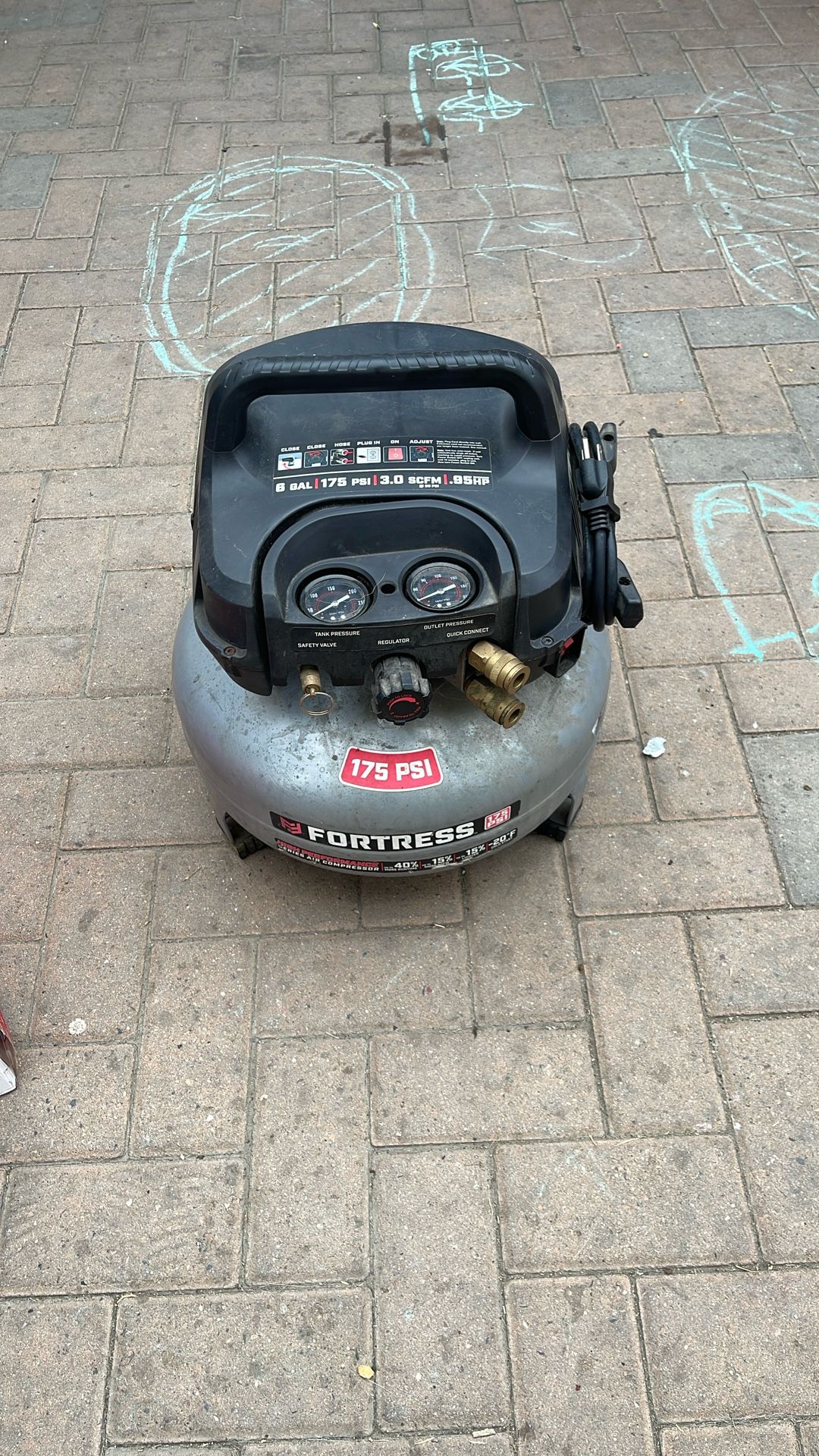 Fortress Air Compressor 175PSI