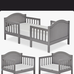 Toddler bed frame with a really nice mattress