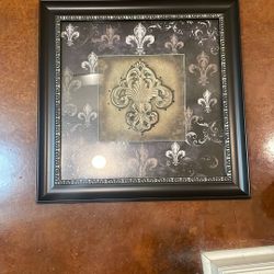 Fluer De Lis Picture 22x22