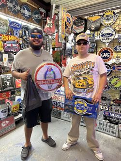 Ford And Chevy Metal Signs And More