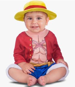 My Other Me One Piece Luffy Baby Costume size 24-36 months