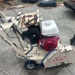 Edco Walk Behind Saw