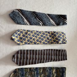 7 Silk Garcia Ties And 1 Grateful Dead Tie