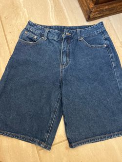 Blue Denim women Jean Shorts size 28