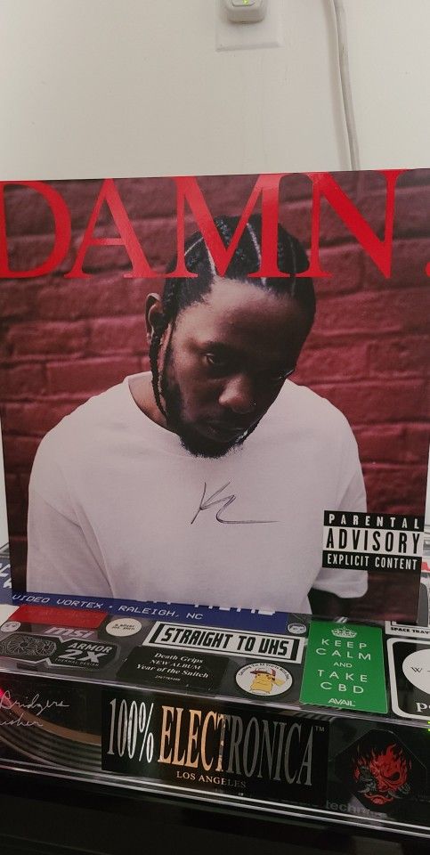 Kendrick Lamar DAMN Autographed Vinyl