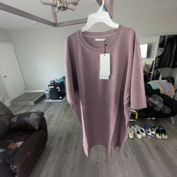 John Elliott Anti-Expo Tee Plum XX-Large New with Tags