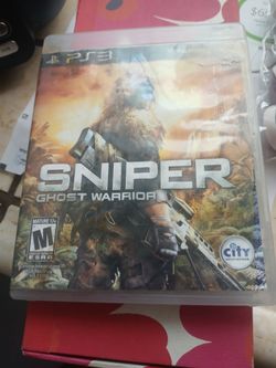 PS3 Sniper ghost warrior