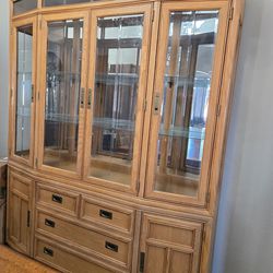 Lighted China cabinet