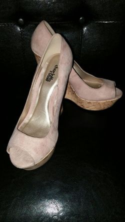 Light pink Charlotte Russe wedges