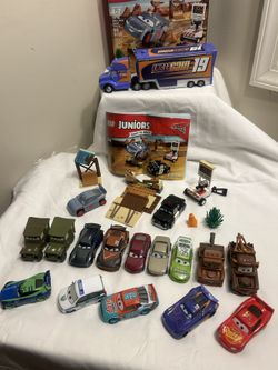 Pre~owned Lot Of Lego 10742 & 14 Random Disney Pixar Cars/trucks and Rare Original Car Toons l Screamer Deluxe 
