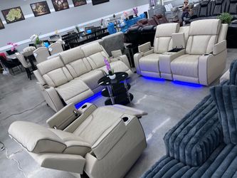 Power Recliner Sofa Set ✨✨✨