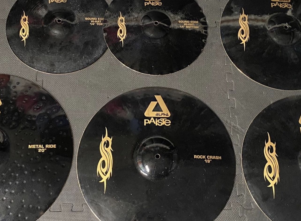 🤯 Paiste Limited Edition “Slipknot” Black Alpha Series Drum Cymbal Set 20/19/18/17/14” Hi Hats 🤯