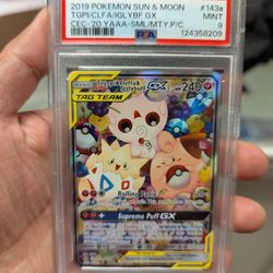 Togepi & Cleffa & Igglybuff GX PSA 9