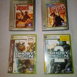 4 XBOX 360 GAMES
