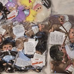 Monchichi Dolls. 100% Authentic. Straight From Japan 
