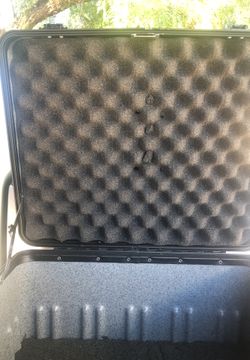 Hard tool box with convination.